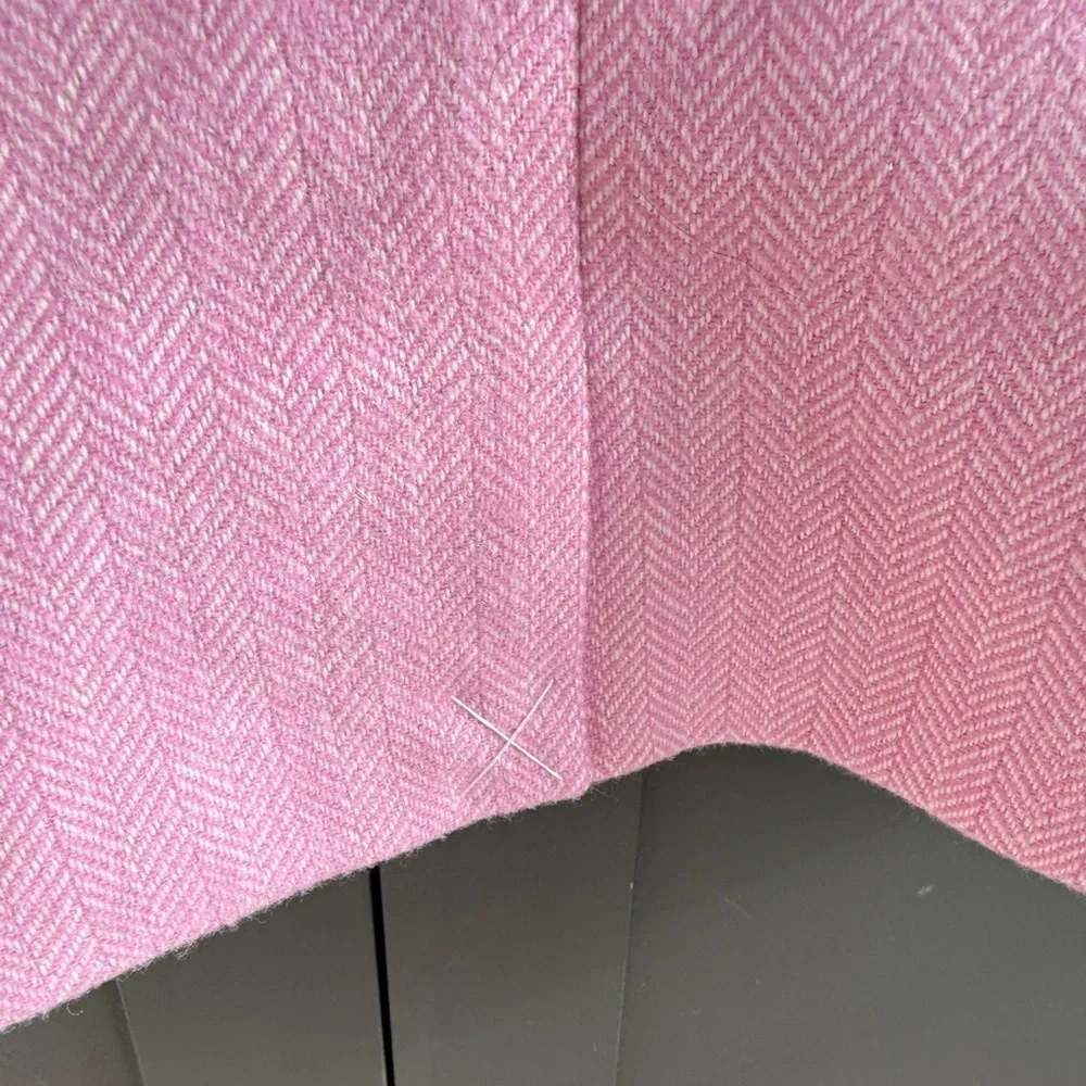 J. Crew Crewcuts Pink Herringbone Schoolgirl Blazer • NWT • size 3
